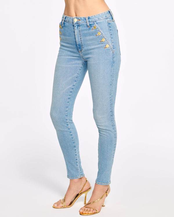 HELENA HIGH-RISE SKINNY JEAN - LT WASH