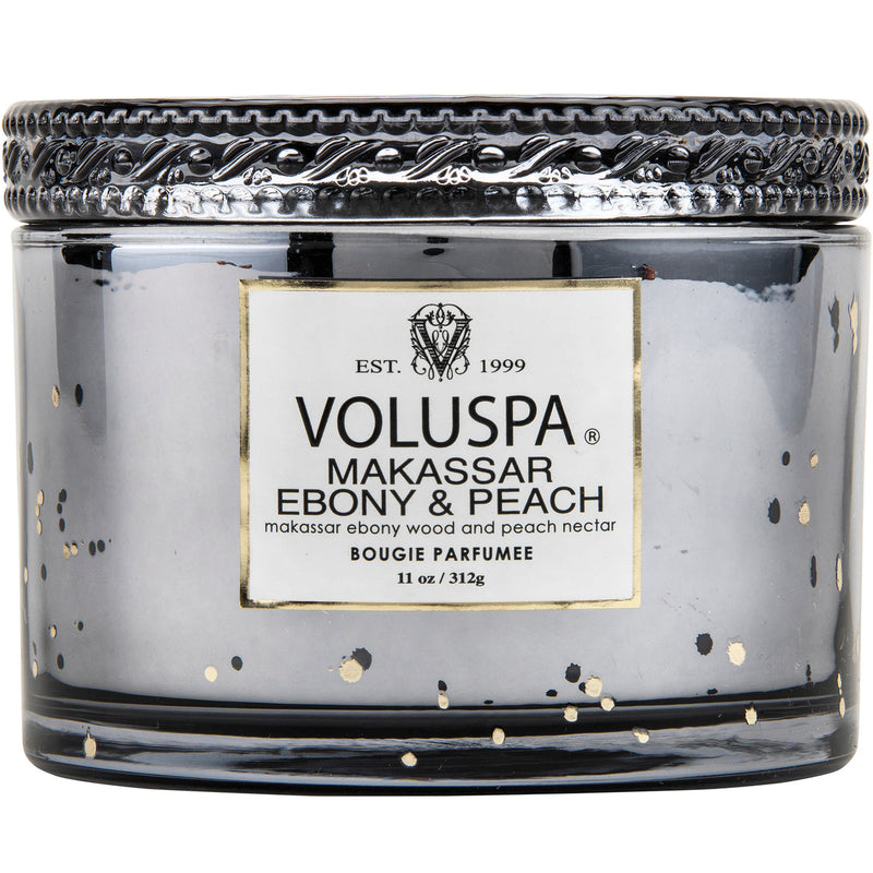 MAKASSAR EBONY & PEACH CORTA MAISON CANDLE 11oz.