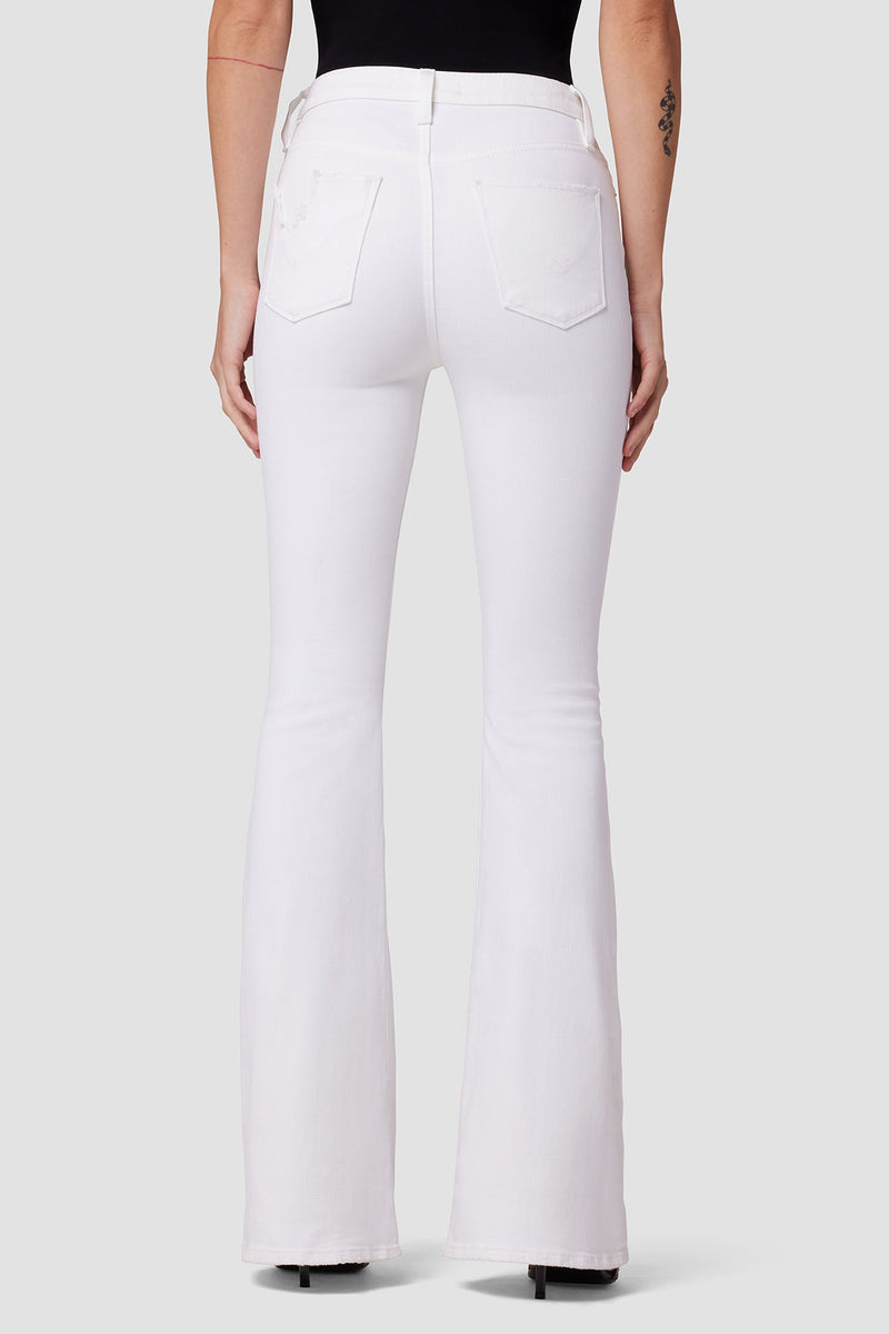 HOLLY HIGH RISE FLARE JEAN - WHITE HORSE