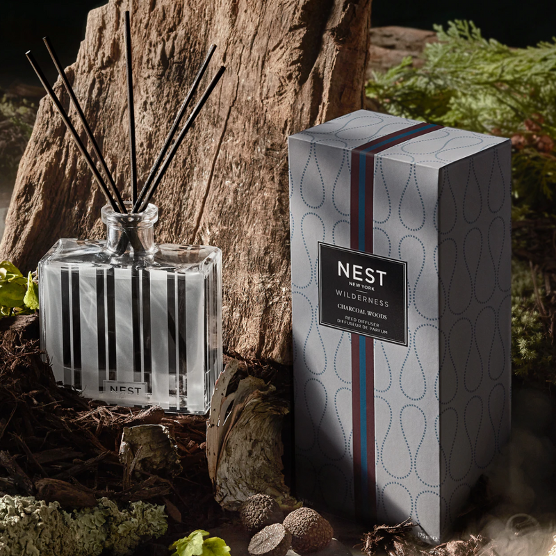 5.9 oz. CHARCOAL WOODS REED DIFFUSER