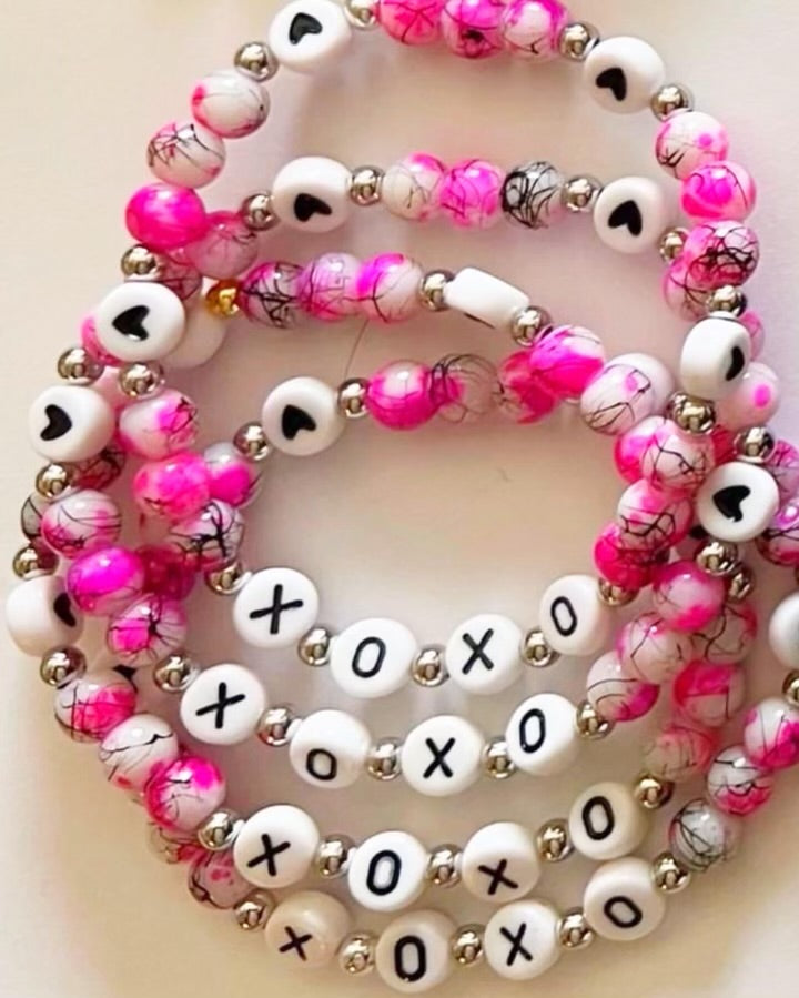 BRACELETS WITH LOVE NJ - PINK/MULTI - XOXO