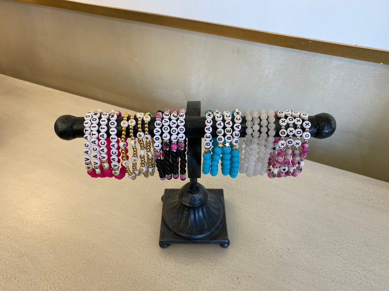 BRACELETS WITH LOVE NJ - PINK/MULTI - XOXO