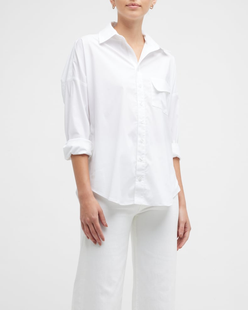 BIG BOY BOYFRIEND SHIRT - WHITE