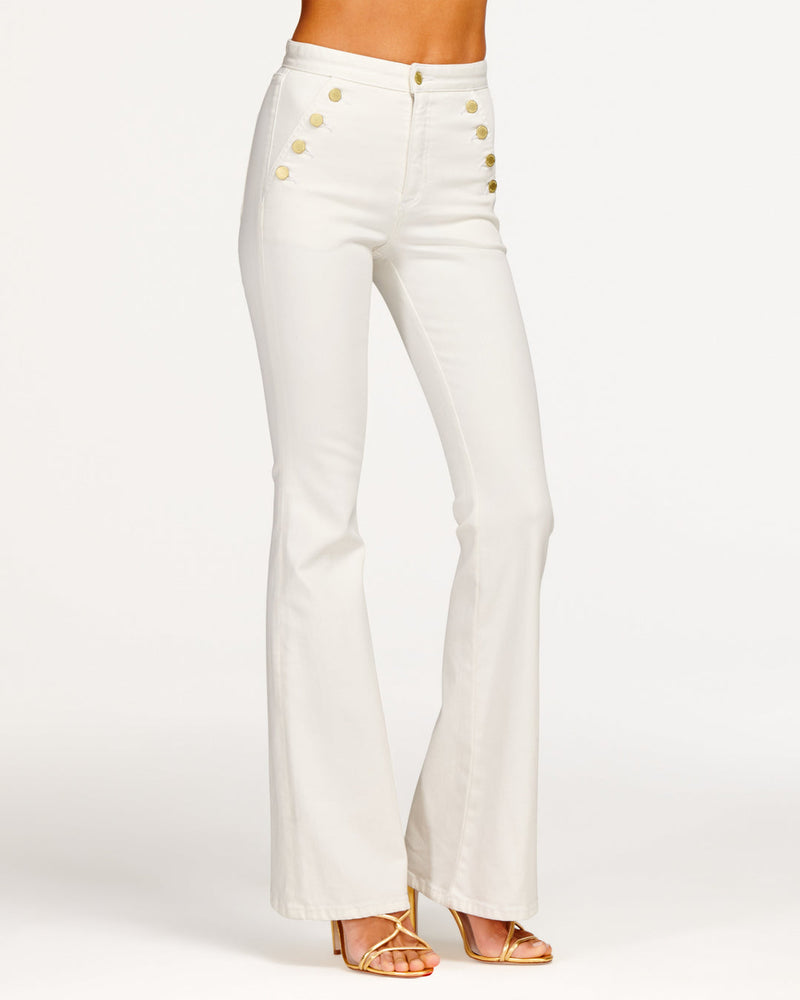 HELENA HIGH RISE JEAN - WHITE