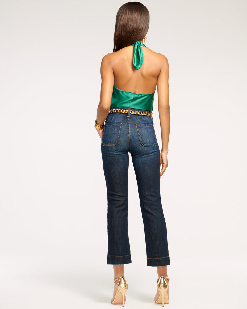 BAILEY CROPPED JEAN - DK WASH