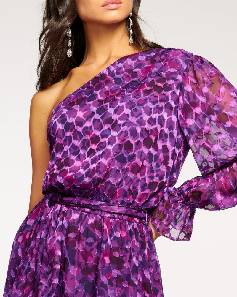 MICHELLE ONE SHOULDER MINI DRESS
